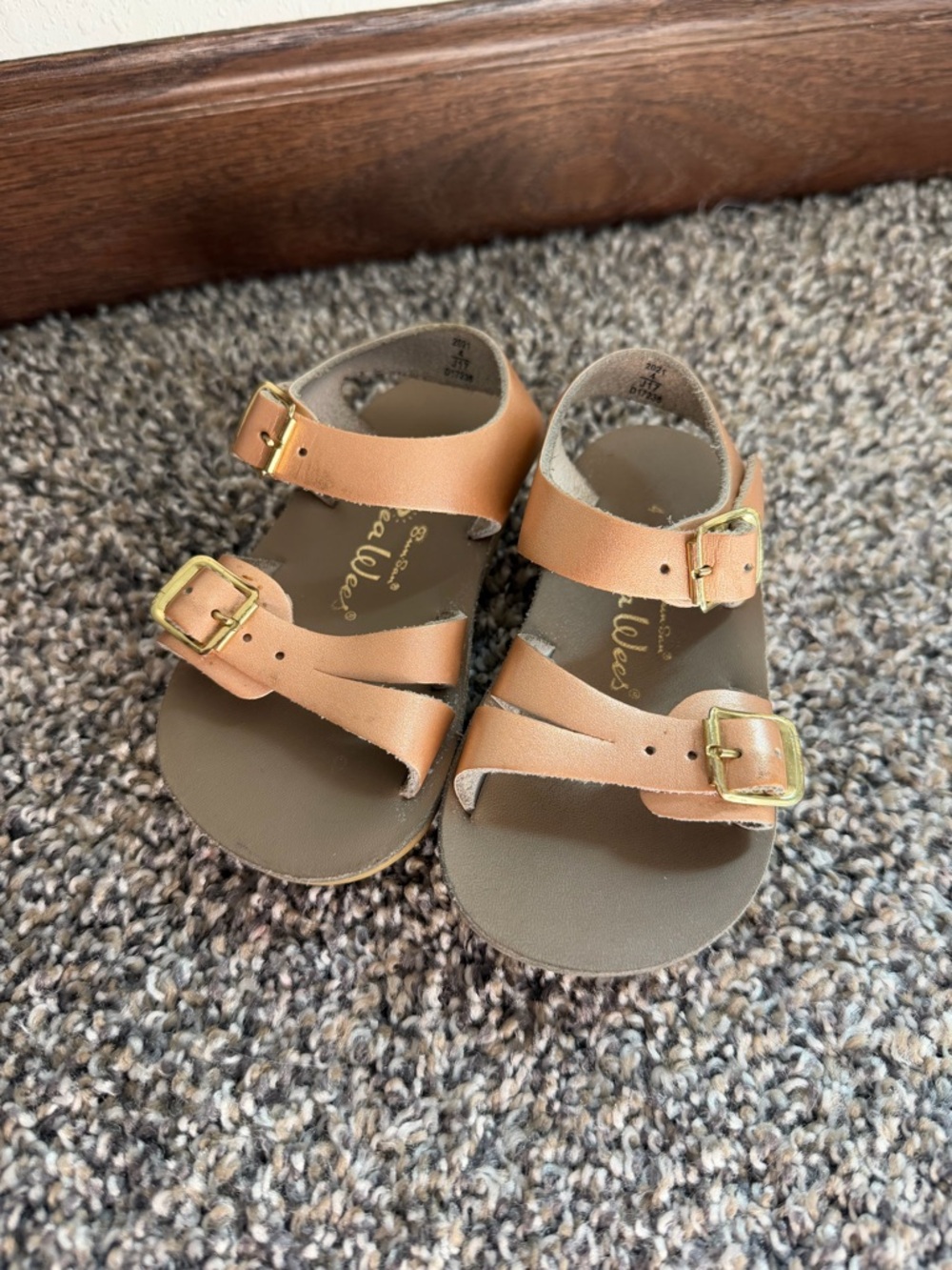 Saltwater Rose Gold Sandals